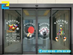 Decal trong là chất liệu được các CLB bida lựa chọn để dán kính