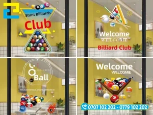 Quy trình 5 chuyên nghiệp in decal trong dán kính CLB bida