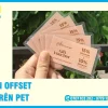 In Offset trên PET làm thẻ vip, khay nhựa đựng sản phẩm