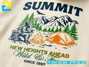 In PET kỹ thuật số phù hợp in trên mọi chất liệu vải đa dạng