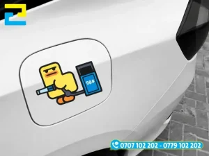 Mẫu in tem decal tại Hải Dương làm sticker dán trang trí xe