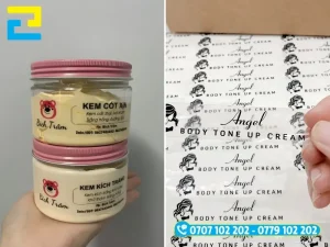 Tem decal trong suốt mang vẻ đẹp tinh tế cho sản phẩm cao cấp tại Hải Dương