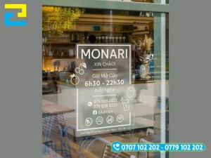 Decal PP có keo in sắc nét, lâu phai màu ứng dụng cho các hoạt động ngoài trời