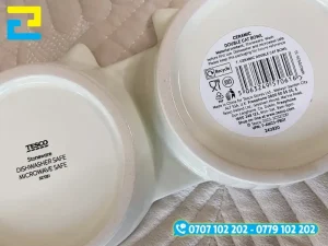 Tem nhãn dán trên sản phẩm gốm sứ bằng keo chuyên dụng dễ bóc