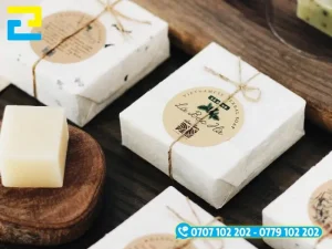 Giấy couche tạo cảm giác mộc mạc phìu hợp cho sản phẩm xà phòng organic