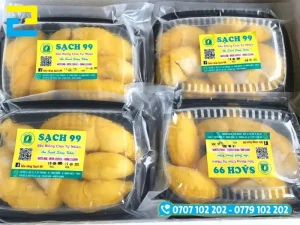 Thông tin in tem nhãn sầu riêng cần đầy đủ theo yêu cầu thương mại