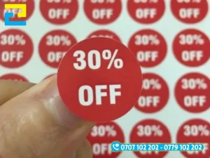 In Ấn 2H nhận in tem nhãn siêu sale với quy trình in siêu nhanh