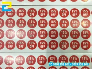 In tem nhãn sale nhanh chỉ trong 2 giờ