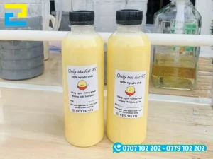 Kích thước tem sữa bắp phụ thuộc vào loại chai và thể tích.