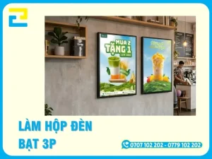 Làm Hộp Đèn Bạt 3P TPHCM – Bảng Hiệu Xuyên Sáng Cao Cấp, Trả Hàng Nhanh | In Ấn 2H