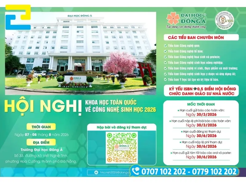 Mẫu 4: Phông nền có kiểu chữ đơn giản, tên của hội nghị được thiết kế với kích thước lớn, background có tông màu xanh dương chủ đạo đẹp mắt