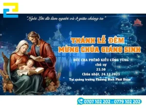 Mau phong backdrop Giang Sinh Dep 2023
