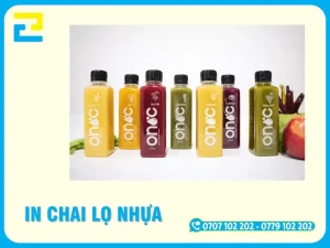 Xưởng In Tem Nhãn Chai Lọ Nhựa Lấy Nhanh, Kháng Nước 100%