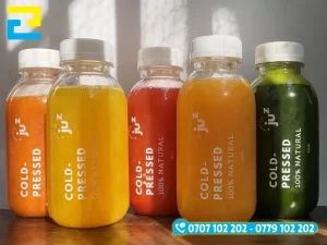 In hình chai lọ nhựa giúp phân biệt và mô tả thông tin sản phẩm