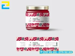 Decal nhựa sữa in tem dán hũ mứt thủy tinh cao cấp, chuyên nghiệp