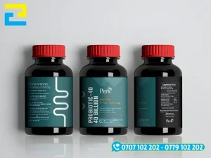Ứng dụng decal sữa cho chai lọ thực phẩm chức năng, decal sữa bám chắc trên bề mặt thủy tinh
