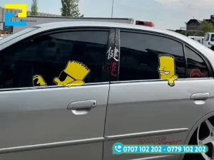 Decal 3M bền màu lâu, không bong tróc được in logo thương hiệu dán xe hoặc trang trí ngoài trời