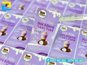In Ấn 2H in decal Đà Nẵng bền màu, bám chắc với công nghệ in UV hiện đại