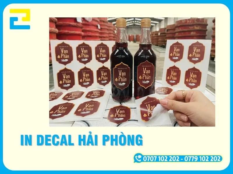 In Decal Hải Phòng Giá Rẻ, Bền Bỉ, Bám Chắc Mọi Chất Liệu