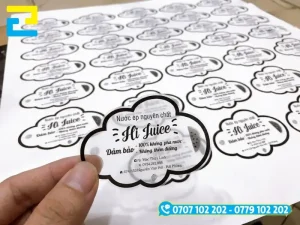 In Ấn 2H sở hữu hệ thống máy in UV decal chuyên dụng đáp ứng các đơn hàng in ấn kỹ thuật số chất lượng cao