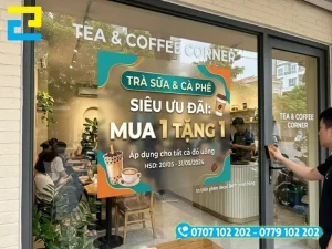 Decal 3M chống chịu thời tiết tốt, thường ứng dụng ngoài trời