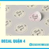 In Decal Quận 4 — Nhựa Sữa, Trong, PP, Phản Quang, 3M, In UV