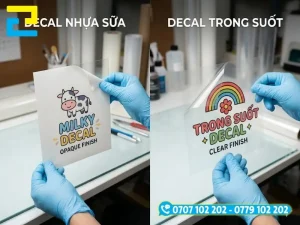 Các kiện hàng in decal quận 5 được đóng gói hoàn thiện để chuẩn bị quy trình vận chuyển đến khu vực Chợ Lớn