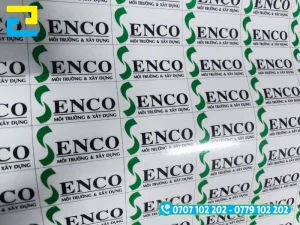 In UV tem nhãn Bình Dương trên decal sữa được gia công cán bóng