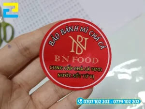 In tem nhãn dán lên sản phẩm giúp thương hiệu xây dựng hình ảnh chuyên nghiệp