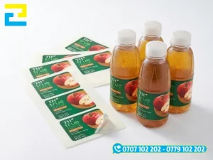 Tổng hợp các thông số in tem nhãn dán chai nước ép trái cây, kích thước chuẩn xác nhất cho mọi dung tích chai từ 250ml, 500ml