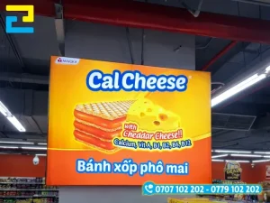 Quảng cáo in UV vải 3P làm hộp đèn không viền và tranh điện cao cấp
