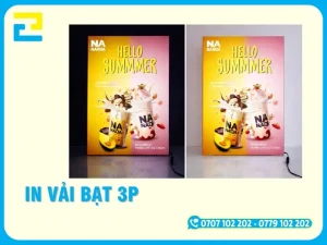 Xưởng In Vải Bạt 3P Làm Hộp Đèn, Banner, Tranh Trang Trí