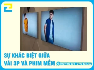 So Sánh Sự Khác Biệt Giữa Vải 3P Và Phim Mềm Trong In Ấn