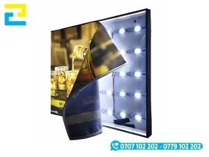 Chất liệu vải 3P đức in 1 mặt khuếch tán ánh sáng đều, không lộ đèn LED bên trong