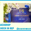 Báo Giá In Backdrop Check In Đẹp Cho Đám Cưới, Sự Kiện