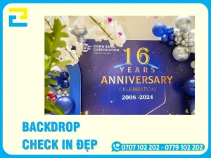 Báo Giá In Backdrop Check In Đẹp Cho Đám Cưới, Sự Kiện