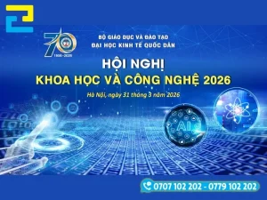 Backdrop hội nghị Khoa học và công nghệ