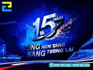 Backdrop lễ kỷ niệm