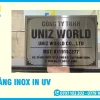 Báo Giá Bảng Inox In UV Lấy Nhanh, Chất Lượng Cao, Sắc Nét