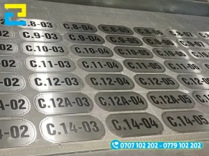 Bảng inox cắt CNC theo yêu cầu thiết kế