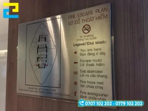 Bảng chỉ dẫn thoát hiểm