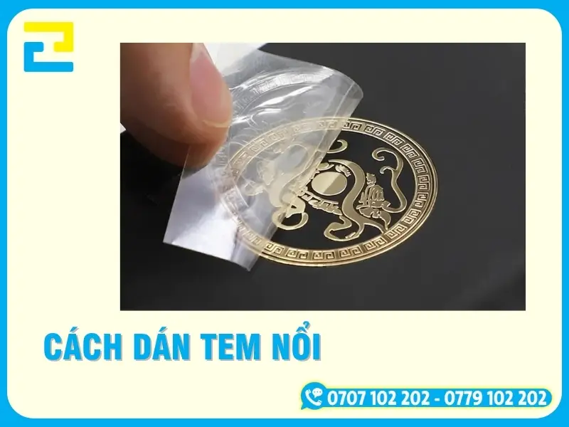 Hướng Dẫn Cách Dán Tem Nổi Như Thợ Chuyên Nghiệp, Không Bong Tróc