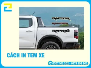 Cách In Tem Xe Máy Và Ô Tô Đơn Giản, Chi Tiết Từ A-Z