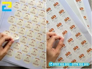 Giá in tem nhãn tại TP.HCM phụ thuộc trên các chất liệu khác nhau