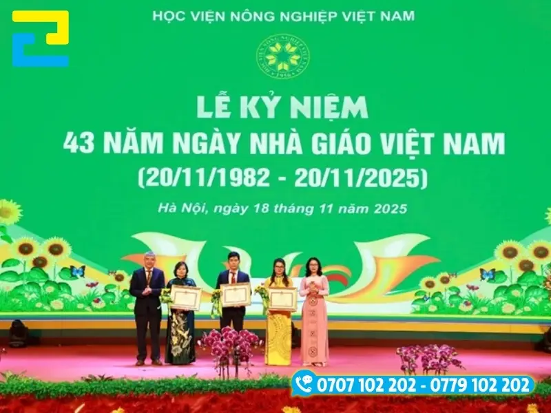 Phông nền sân khấu chúc mừng lễ kỷ niệm 20/11