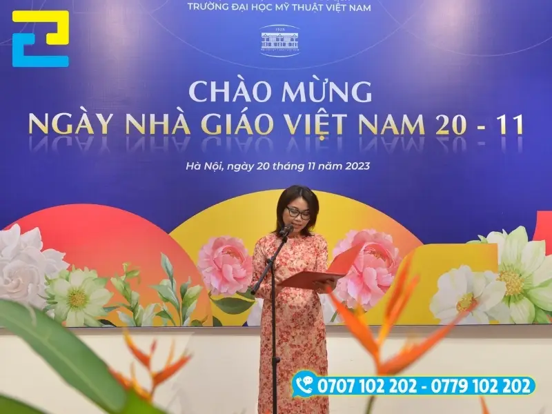 Nếu quý khách không yêu cầu thiết kế mẫu file in backdrop 20/11, thời gian in ấn sẽ được rút ngắn