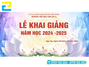 Quý khách đến xưởng in của Công Ty In Ấn Quảng Cáo 2H để nhận phông nền, hoặc có thể yêu cầu chúng tôi giao hàng tận nơi