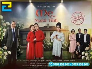 Phông nền sân khấu sự kiện ra mắt phim mới