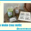 In Nhãn Chai Nước Giá Rẻ, Chống Nước, In Nhanh TP.HCM