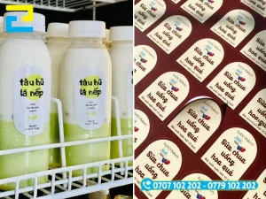 Quy trình in nhãn chai nước 5 bước chuyen nghiệp